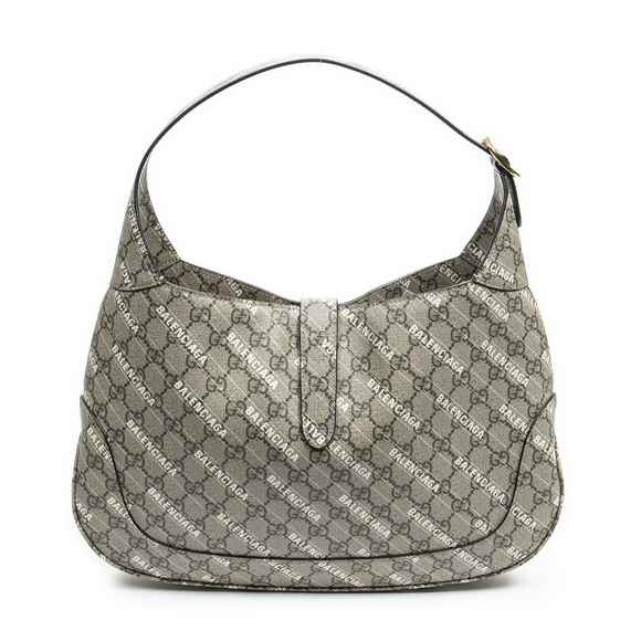 Gucci Ltd. Ed. 1961 Gucci x Balenciaga Hacker Project Medium Jackie Hobo - Picture 5 of 8